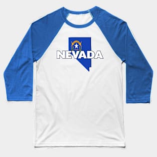 Nevada Colored State Baseball T-Shirt